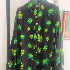 Megan Fabulous Party Girl black long sleeve maxi dress medium